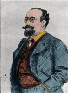 Porträt von Lazare Bernard (Bernard Lazare) (1865-1903), französischer jüdischer Literaturkritiker, politischer Journalist, Polemiker und Anarchist